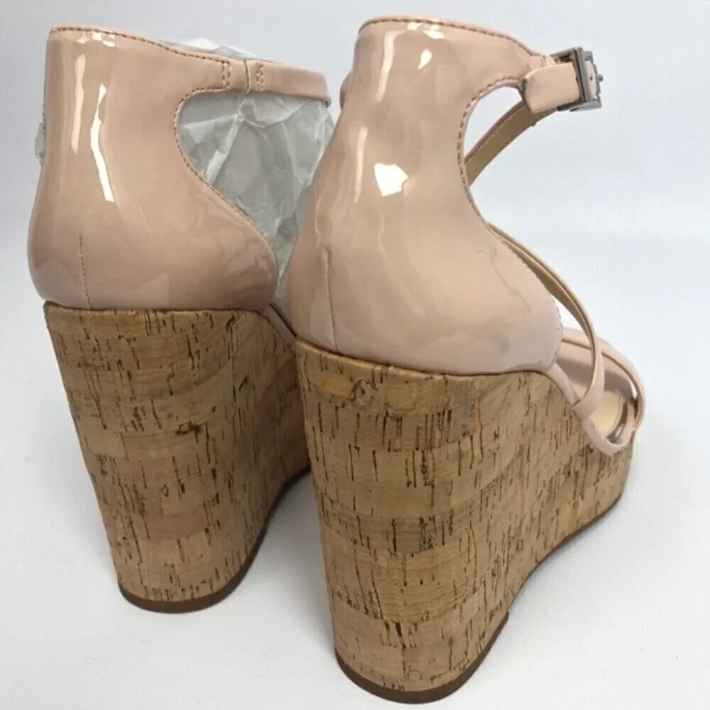 Jessica Simpson Womens Stassi Wedge Sandals Ballerina 10M